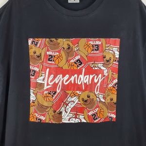 Vintage Phat Doc Legendary Michael Jordan Chicago Bulls Teddy Bears T Shirt 4XL